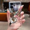 Phone Case For Honor Play 10 4G Butterfly Bow Protective Casing For Honor Play10 4G Transparent Soft Silicone TPU Cover