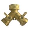 Garden Watering Two Way Hose Splitters Connector 3/4 Inch Garden Tap Water Splitter Y Conector Drip Irrigation Adapter