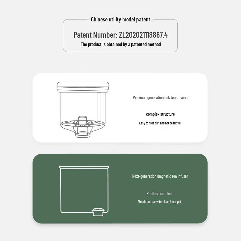 Mingzhan Elegant Glass Teapot