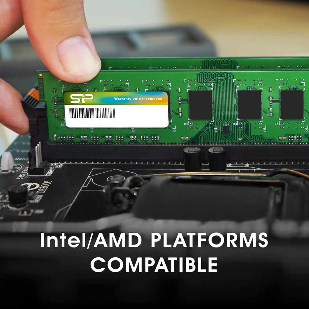 Silicon Power DDR3 16GB X 1600MHz 240 Pin CL11 Unbuffered UDIMM PC Computer Desktop Memory Module RAM Upgrade (2 8GB) (PC3 12800) 1.35V / 1.5V