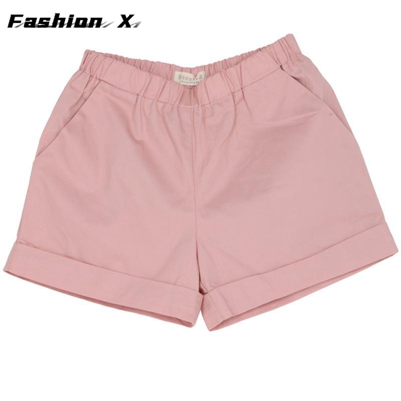 Sommerliche weite Hose Damen Einfarbig Übergröße Shorts