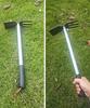 Manganese Steel Multifunctional Gardening Hoe for Weeding, Planting Vegetables & Flowers - Ideal for Outdoor, Dual-Use, Short Handle Farming Tool