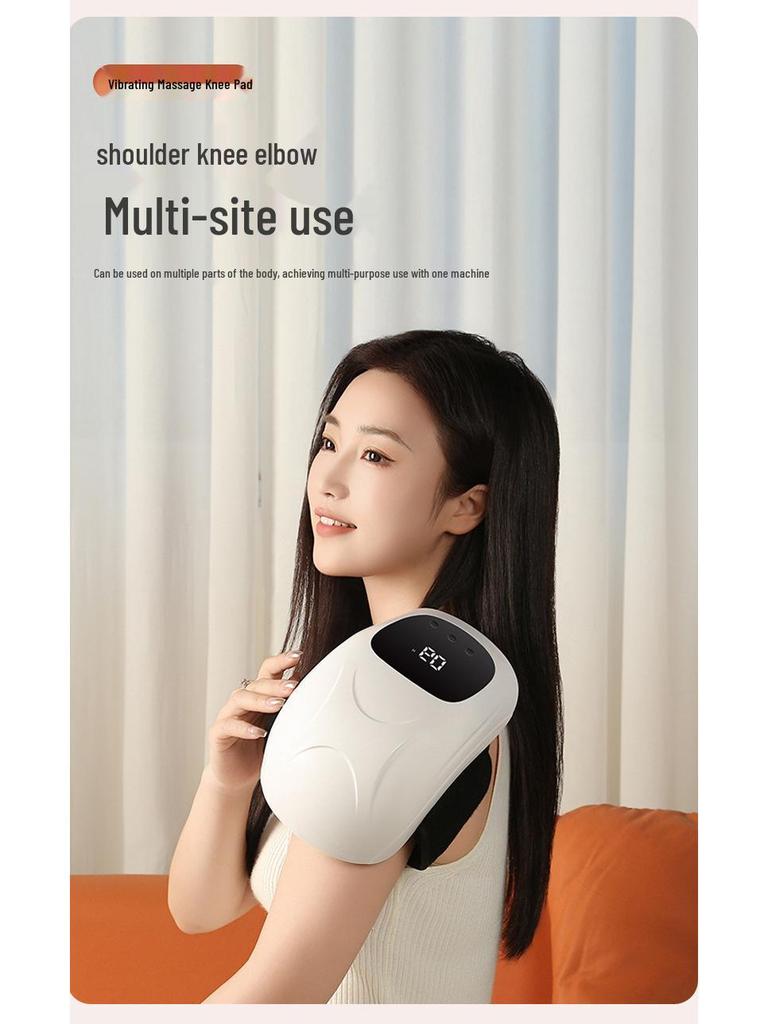 Cross-Border Heated Knee Massager with Red Light Vibration for Cold Legs