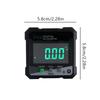 Professional Digital Display Angle Gauge Pocket Digital Level Protractor Inclinometer 360 Degree Magnetic Electronic Level Laser