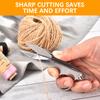V-Shape Embroidery Yarn Cutter Precision-Sewing Craft Snip U/V Shape Stainless Steel Thread Nippers Sewing Scissors Shears