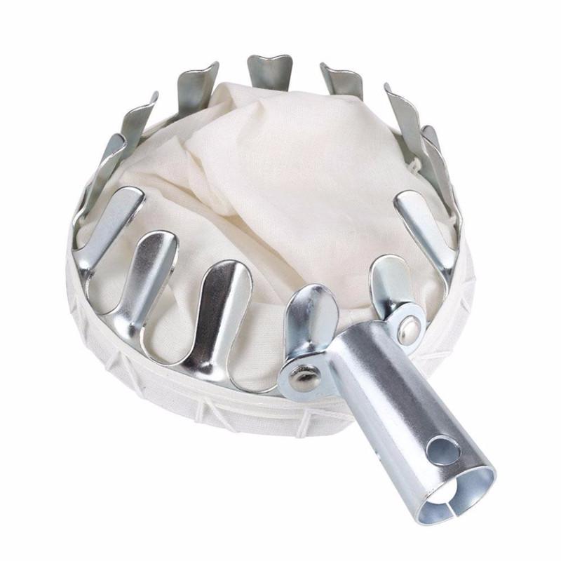 1 Stück Gartengeräte Obstpflücker Kopf Metall Obstpflückwerkzeuge Fruchtauffänger