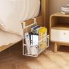 Home Metal Grid Storage Basket Bedside Caddy for Pantry,Bathroom Easy To Install