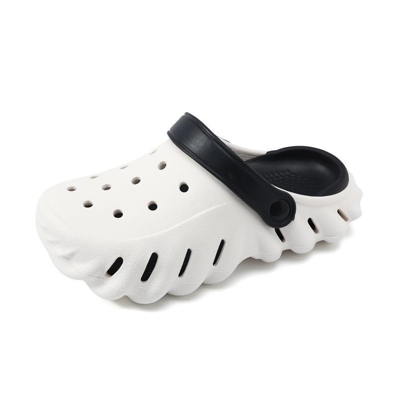 Unisex Perforated Clogs Adjustable Strap Comfortable Non-Slip Casual Daily Wear Footwear Slippers Children