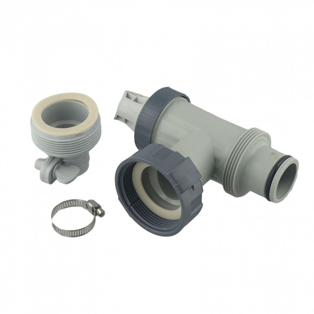 Valvola a pistone per piscina e adattatore per tubo di tipo B compatibile con serbatoi Intex
