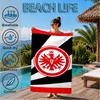 Eintracht Frankfurt Crest Beach Towel, Quick-drying, Easy To Care For, Suitable for Both Fitness and Beach Vacations,Sports Essential