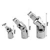 1/2 3/8 1/4 Universal Joint Set - Ratchet Angle Extension Bar Socket Adapter
