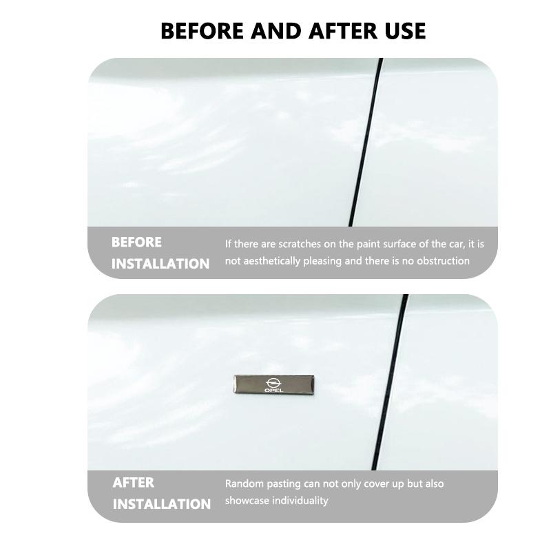 Für Opel Auto Kofferraum Aufkleber Emblem Aluminiumlegierung Außenaufkleber Dekorationszubehör Abzeichen Astra G J F K Vectra C H Corsa