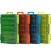 Efficient Storage of Double-sided Fishing Gear Box with Layered Isolation 12 Grid Fishing Bait Hook Tool Accessories Storage Box