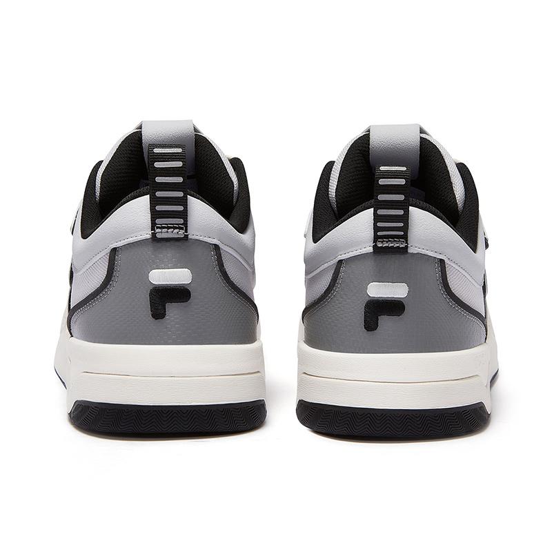 FILA Fusion Nollie Versatile Low-Top Skate Shoes Men sneaker White Gray T12M512313FLW