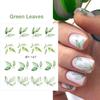 Nail Art Stickers Spring And Summer Series Small Fresh Natural Flowers And Grass Watermark Nail Stickers