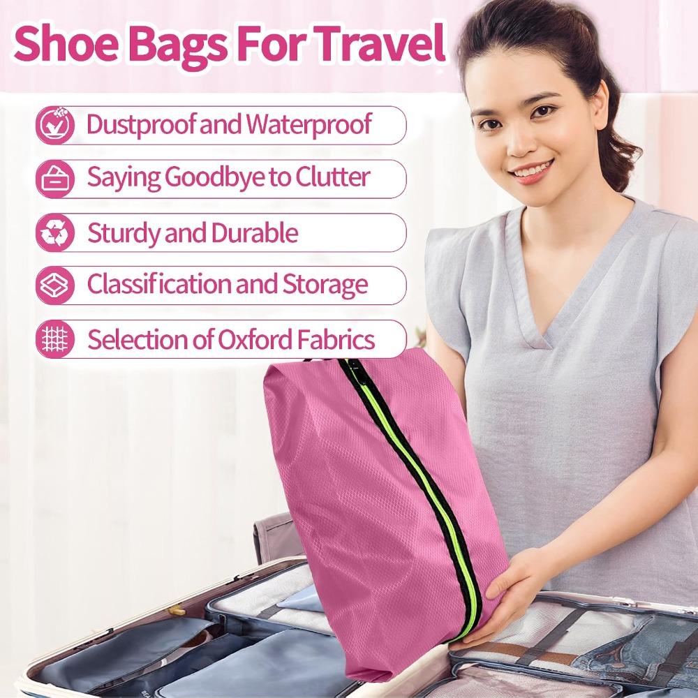 Dust-Proof Shoe Storage Bag Waterproof Soccer Cleat Bag Portable Travel Shoe Bag  for Business Trip