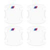 4PCS Transparent M LOGO Car Door Anti-collision Protector Bumper Strip Sticker For BMW X7 X3 X4 X5 X6 3 4 5 6 7 Series Z4 M M3 M5 M6 E38 E39 E46 E53
