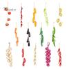Rustic Kitchen Wall Decorations Artificial Hanging Vegetables String, Simulation Pendants, Farmhouse for Decor Decor, Realistic Foam Vegetable