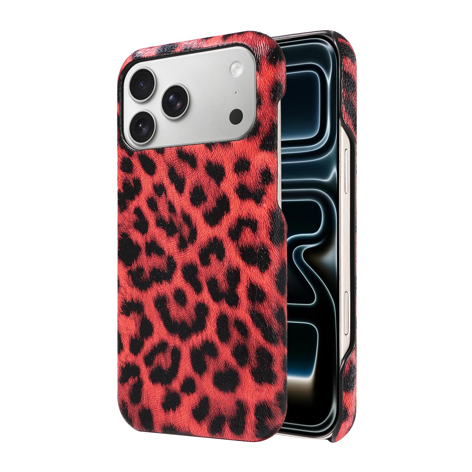 

PU Leather Phone Case for Samsung S26 S25 S24 S23 S22 S21 S20Ultra plus FE stylish Leopard Print, Shockproof & Scratch-Resistant Galaxy S20 красный
