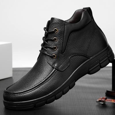Men'S Boots Genuine Leather Warm Winter Boots For Men High Quality Business Shoes Man Luxury Brand Male Footwear Plus Size 38-47