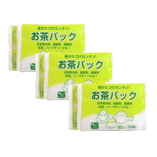 Artnap Tea Bags M, 60 Count, 3-pack, 7 X 0.1 X 9.5 Cm, KS-002, Made In Japan
