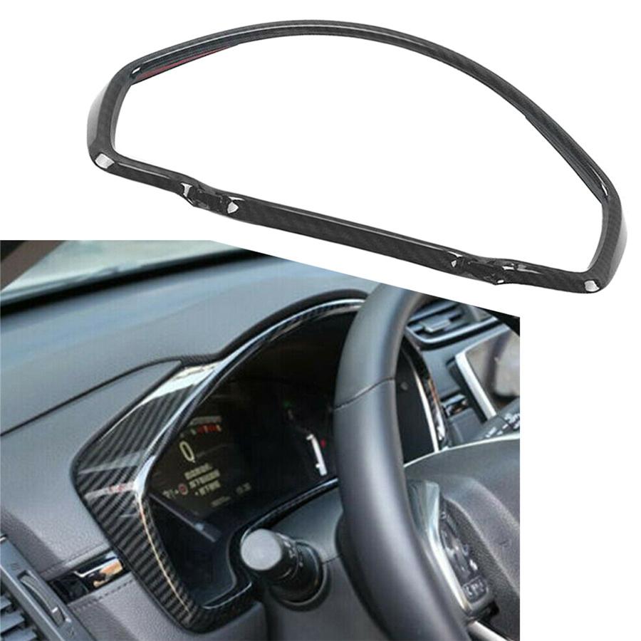 Carbon Fiber look Console Dash Panel Frame Trim Fit For Honda CRV CR-V 2017-2021
