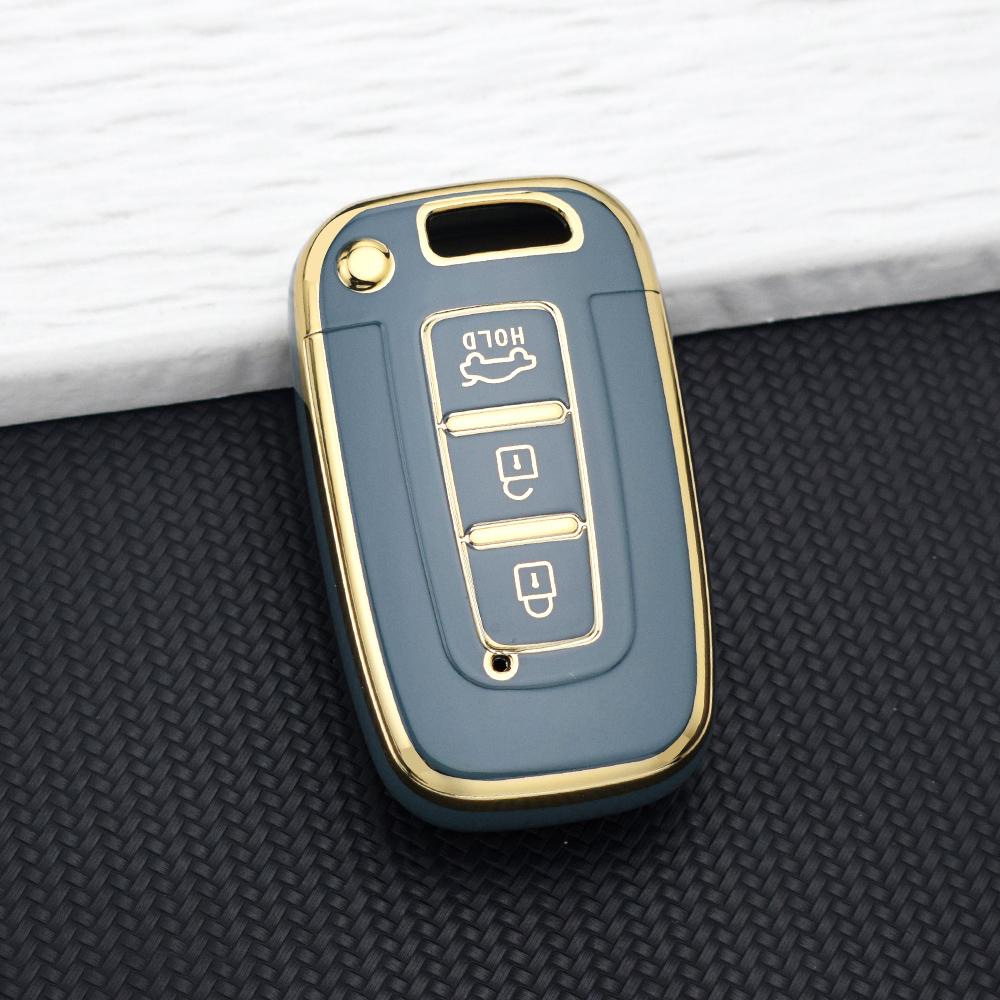 TPU Car Key Case Cover for Hyundai IX35 Elantra Sonata 8 9 for Kia Sportage K5 K2 Sorento Optima Forte Auto A3 Buttons ccessory