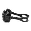 Diving Goggles for and Scuba Unisex Tempered Glass Black Anti-Fog Snorkeling, Swimming, Diving, Adults, Lenses,