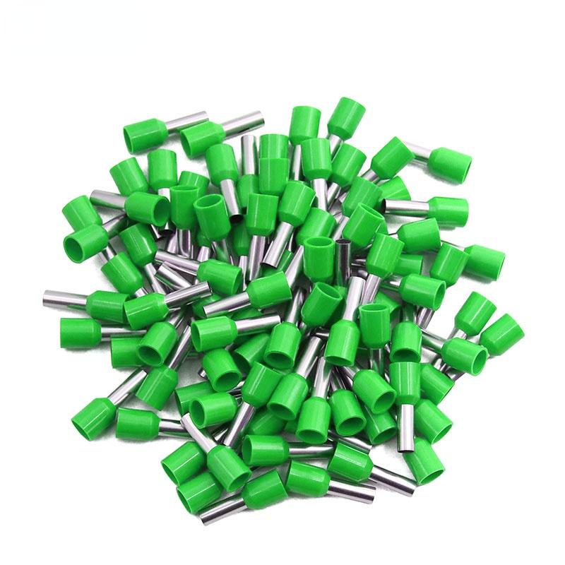1000Pcs/Pack E0508 E7508 E1008 Insulated Ferrules Terminal Block Cord End Wire Connector Electrical Crimp Terminator