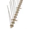 6 Piece Bird Deterrent Spikes Set 3 m Plastic 5 Row Design