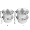 2Pcs/Set Stackable Rice Colander Stainless Steel Rice Wash Filter Basin  Prepare The Food