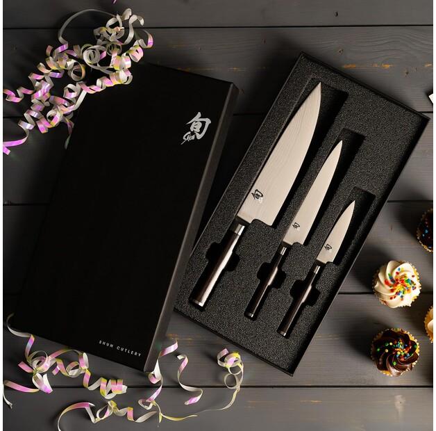 KAI Shun Classic Kitchen Knife Set, 3 Pieces (DMS-300)
