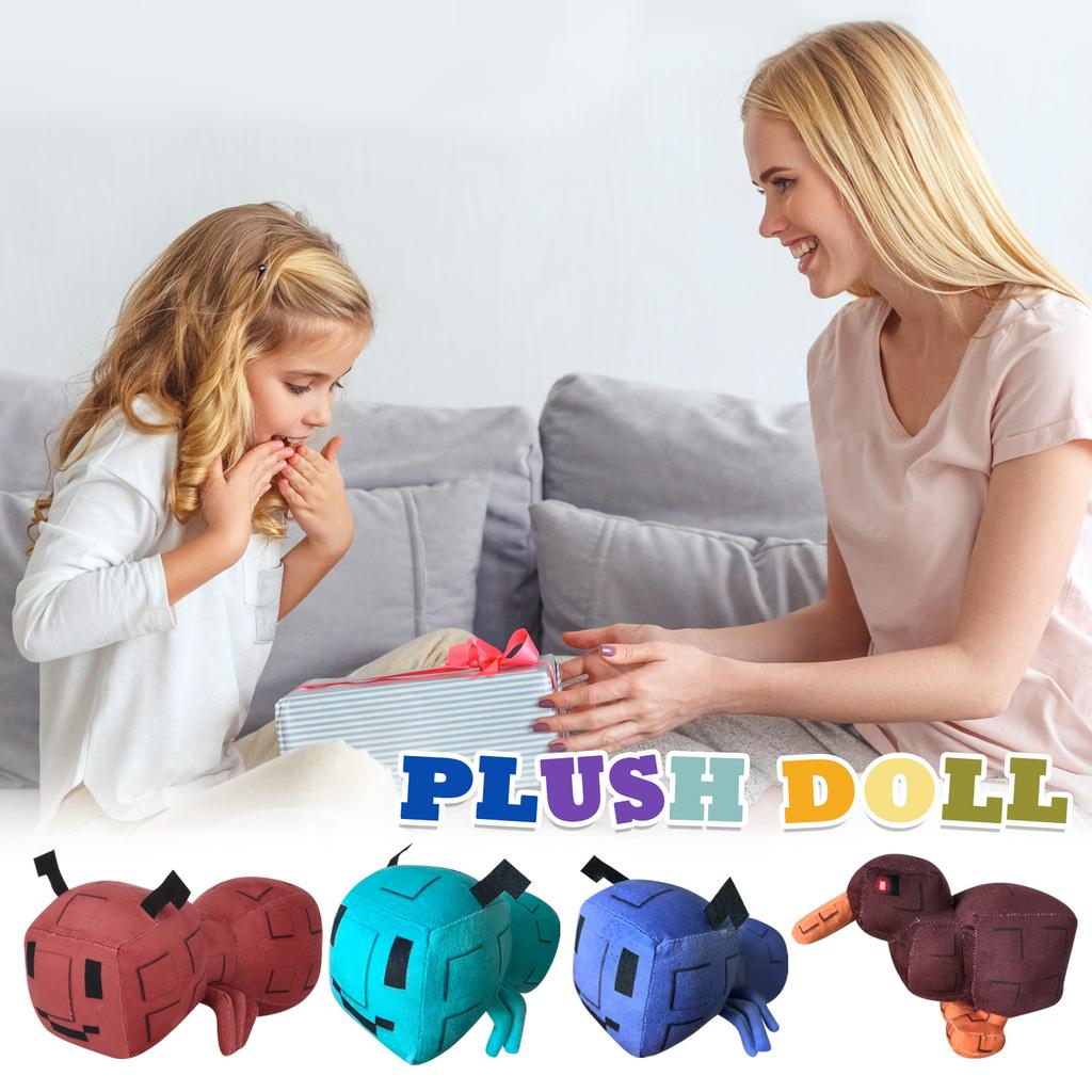 Plyšová Panenka, Dárek Hračka, Kreslený Styl, Dětská hadrová Panenka, Dětský Dárkový Polštář