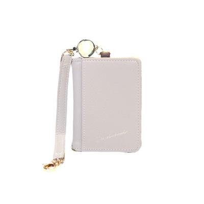 Textured Synthetic Leather Pass Case Bi-fold 11-2192-LBE