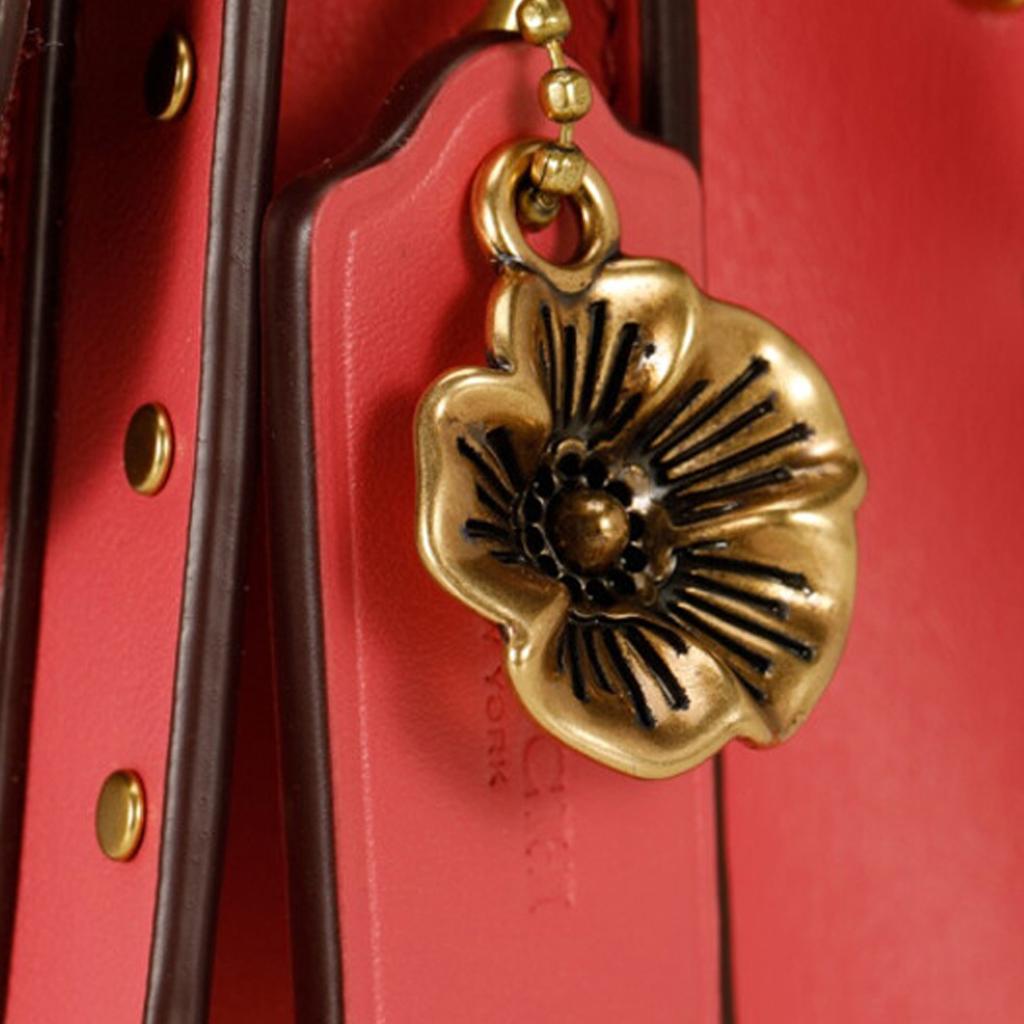 Coach Parker 18 Turnlock Leather Chain Shoulder Crossbody Bag Women Bags Cherry-Blossom-Pink 29389-B4OD