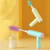 Silicone Brush Baby Bottle Straw Cleaner Baby Pacifier Straw Brush for Feeding Baby Bottles