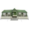 Family Tent with Roof Green and Beige 622 x 295 x 238 cm