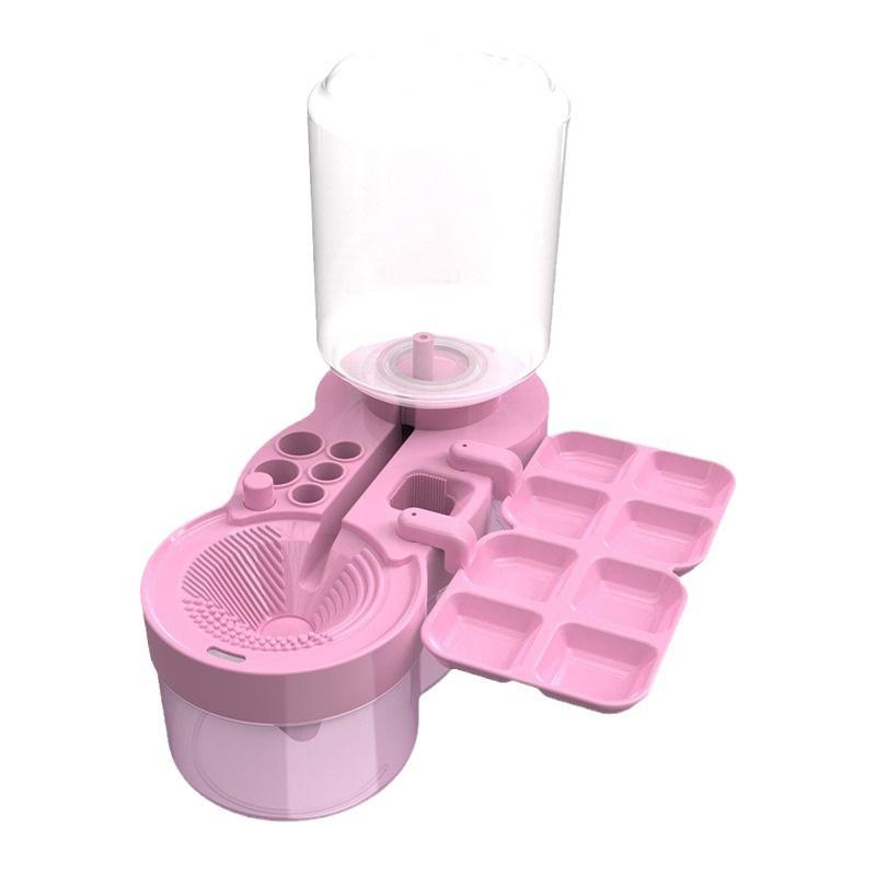 

Мойка для кистей для нейл-арта с кнопкой слива, устройство для чистки кистей для краски, автоматическая циркуляция воды для кистей для нейл-арта