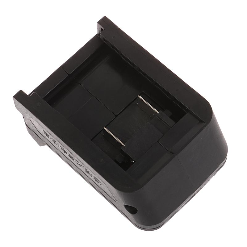 Easy Installation Practical Battery Adapter Connector High Power Applications Plastic Li-Ion Battery Black
