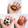 Colorful Felt Balls Keychain Handmade Rugby/Basketball/Football Pendant Keyring for Sports Lovers Trendy Accessories
