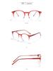 Xunge Unisex Round TR90 Glasses - Candy Colors, Korean Academy Style, Sweet No Makeup Look