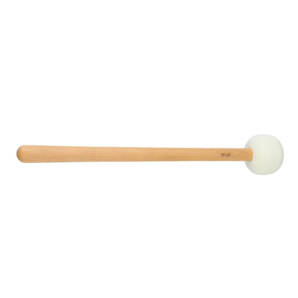 Drum Mallet Antislip Bass Drum Percussion Stick Hammer Wooden Musical Drumstick with Soft Felt