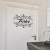Creative bathroom English signage Bathrom door stickers bathroom decoration self-adhesive wall stickers