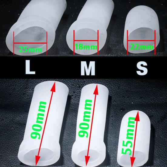 Soft Silicone Sleeves for Penis Enlargement Extender Stretcher Pump Vacuum Cup