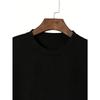 European Sizes Men's Black Number 7 Soccer Print T-Shirt, Short Sleeve Tee, Fade Resistant, Perfect for Soccer Fans Gatherings, Casual Outings