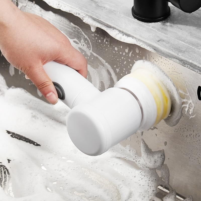 Electric Cleaning Brush Waterproof Household Multifunctional Kitchen Powerful Wireless Handheld Bathroom Tile Toilet