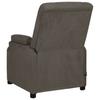 Massage Chair Dark Gray Microfiber Fabric