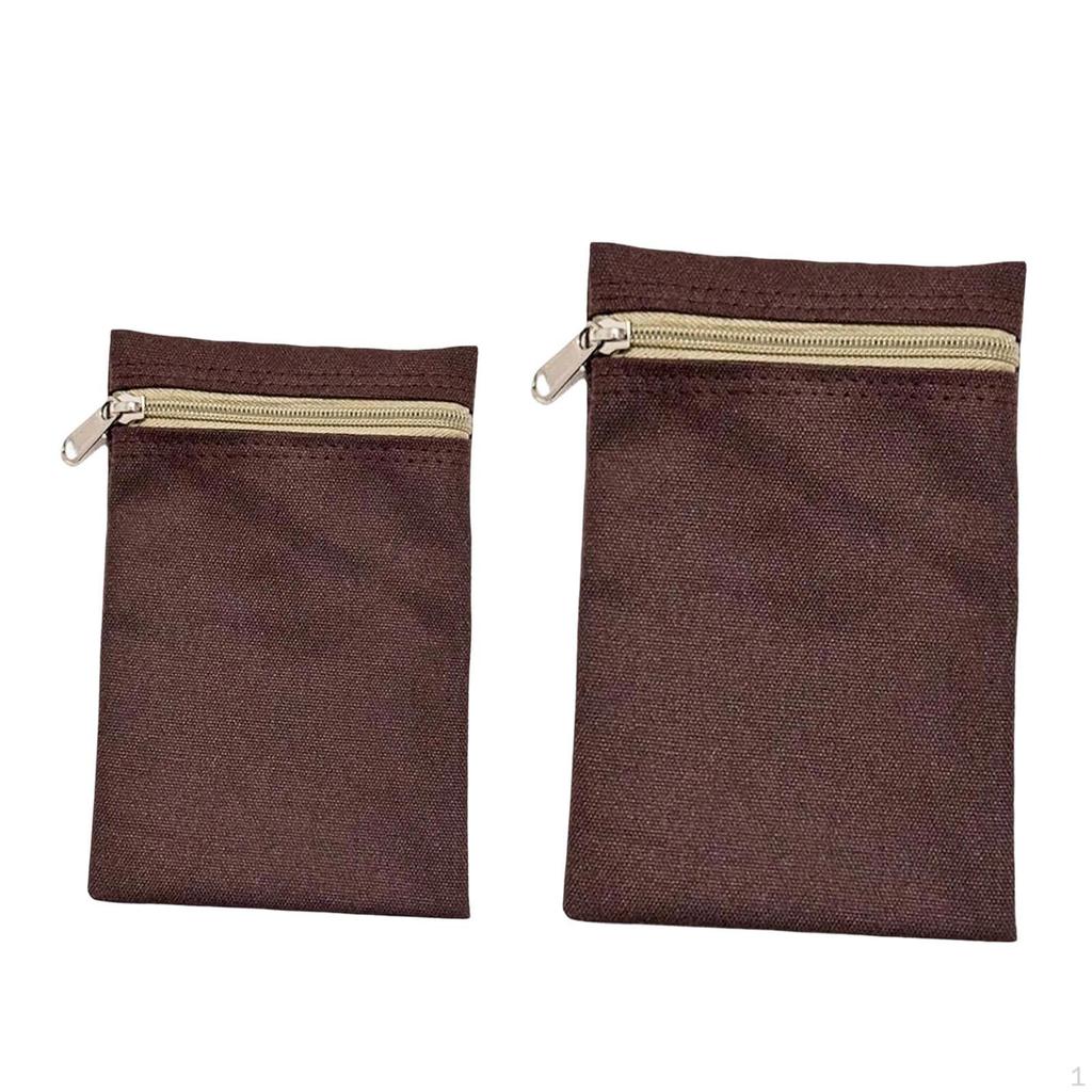 2 Stück zum Annähen Tasche mit Reißverschluss Kleidung Innentaschen Einfache Installation Unsichtbar Reise Sicherheit