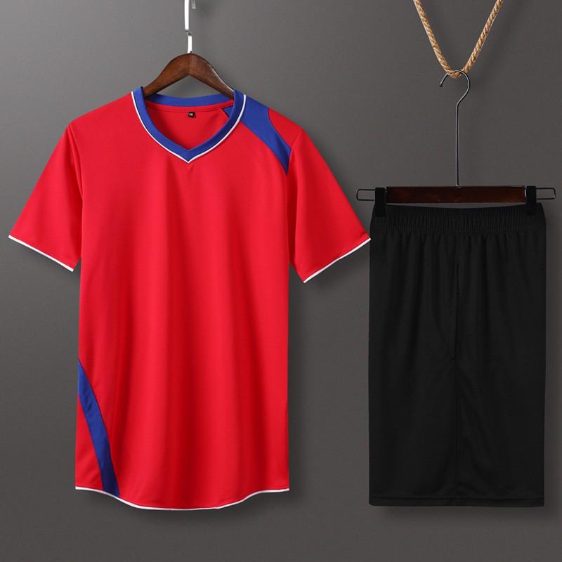 Men Women Volleyball Uniform Set Sport Training Jersey Beach Competition Team Wear Striped