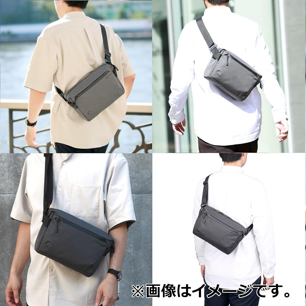 HAKUBA Camera Bag Plus Shell City Sling 4 G05 AZ Black Shoulder Bag Camera Shoulder Top Access Everyday Use AMZSP-CT05SL4BK 4977187001815